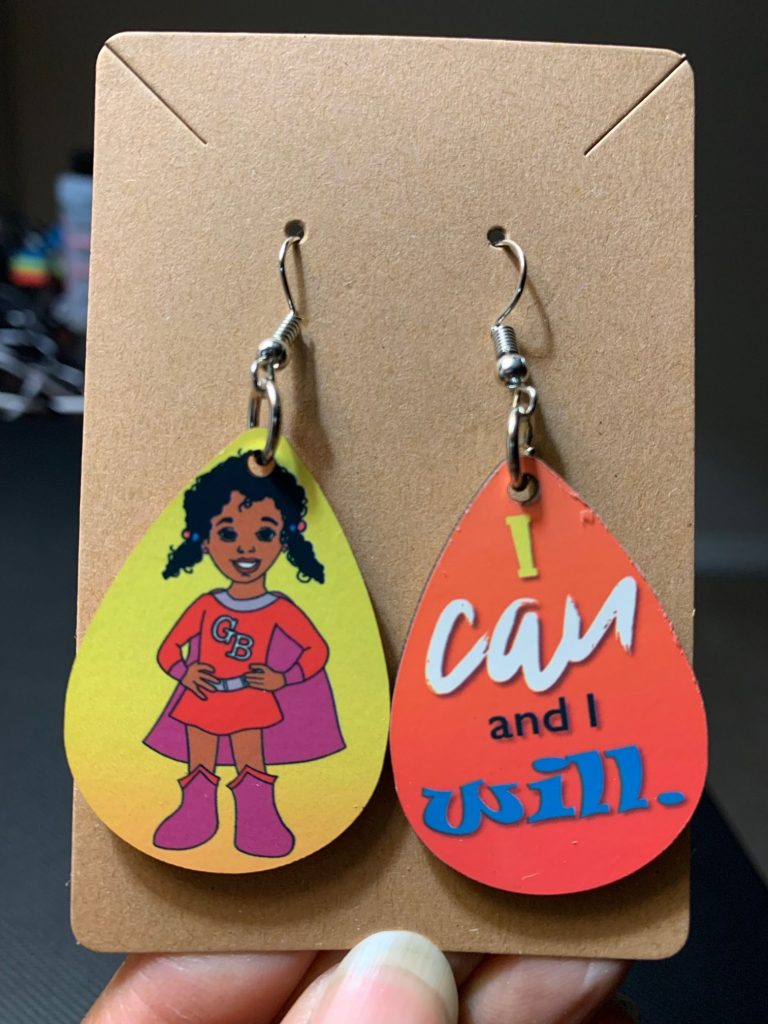 Earrings - Maddie, I Can and I Will