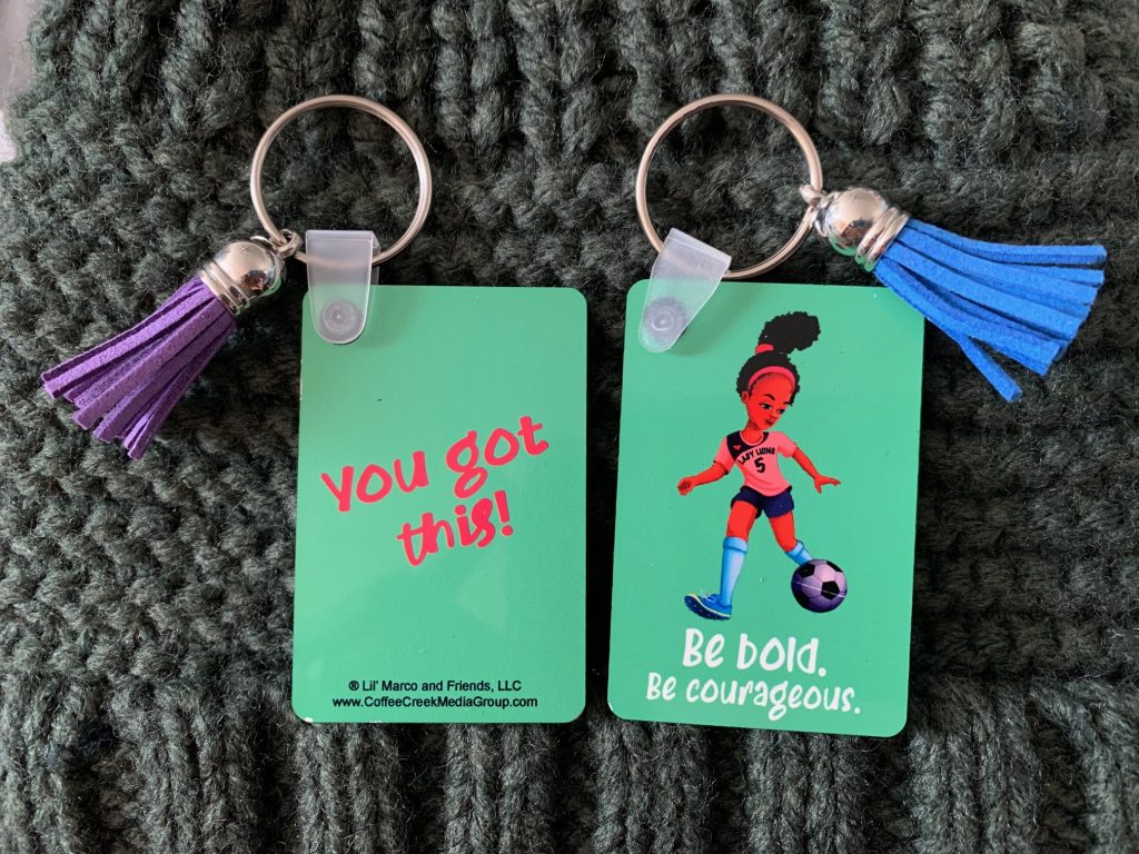 Keychain - Be Bold. Be Courageous