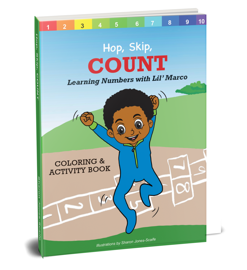 Hop, Skip, Count: Learning Numbers with Lil' Marco Coloring & Activity Book